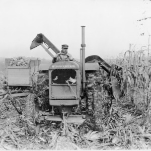 McCormick-Deering Tractor With Corn Picker