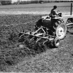 Allis Chalmers Tractor with Rear Mounted Cultivator