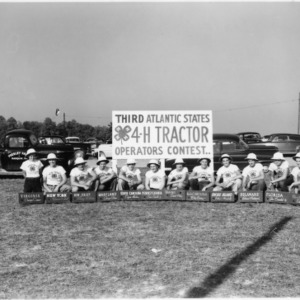 Third Atlantic States 4-H Tractor Operators contestants