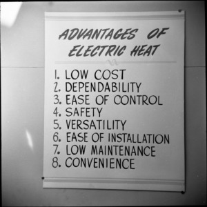 Charts used in heating application classes