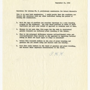 Examination questions, 1948-1956
