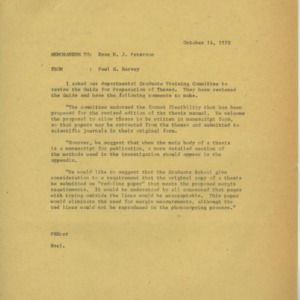 Guide to Preparation of Theses, 1970