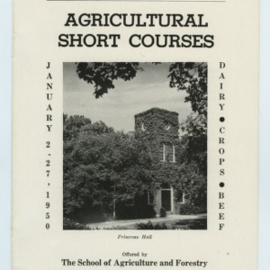 State College Record, Vol. 49 No. 3: Agricultural Short Courses, 1949