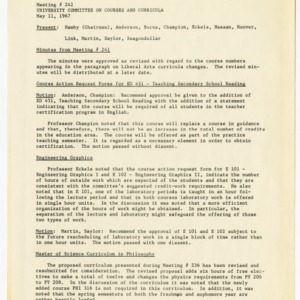 North Carolina State College Soybean Advisory Council records, 1961-1967