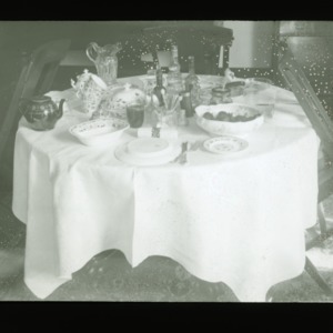 Table setting, circa 1910