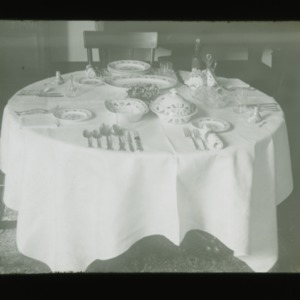 Table setting, circa 1910