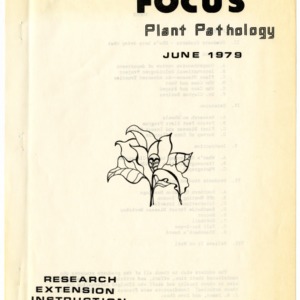 Focus: Plant Pathology newsletter