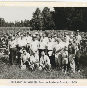 Research on Wheels Tour in Durham County, 1965