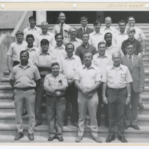 Plant Pathology Department, Men SPA Employees, group photo, 1973