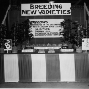 Breeding New Varieties fair booth