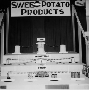 Sweet Potato Products fair booth