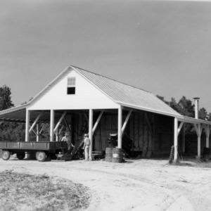 Barn, corn storage, etc, drying barn