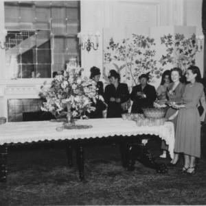 Governer's reception of county agents during North Carolina State Fair week, 1950