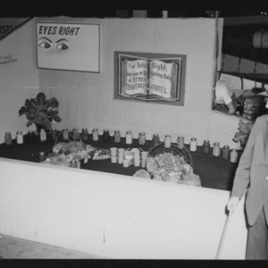 African American Home Demonstration booth at N. C. State Fair