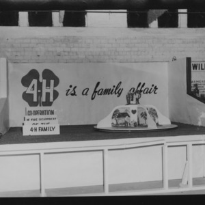 NC State Fair, October 1954: Put it in a 4-H Basket