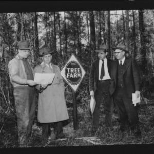 A.H. and J.P. McNair receiving forestry awards, Egecombe County, Tarboro, N. C.