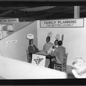 African American Home Demonstration exhibit "Family Planning for Better Living!", 1956