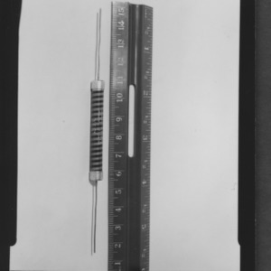 Electric Resistors: with scale and cigarette