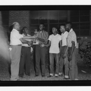 Winners of African American dairy competition, 1957