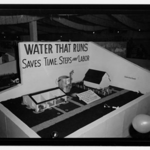 Water that Runs Saves Time, Steps and Labor Fair Exhibit