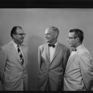 T. E. Maki, Dr. James S. Bethel, and Dean Richard J. Preston