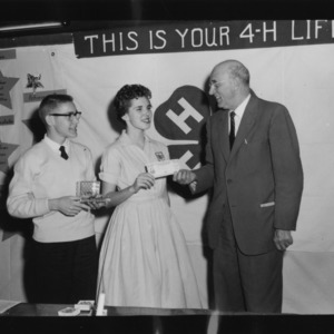 4-H Achievement awards, Wake County, November 5, 1957