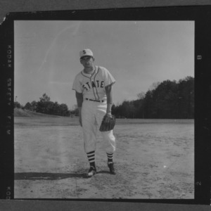 Baseball, Athletic Department: Action shot of John Scott