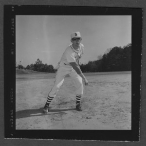 Baseball, Athletic Department: Action shot of John Scott