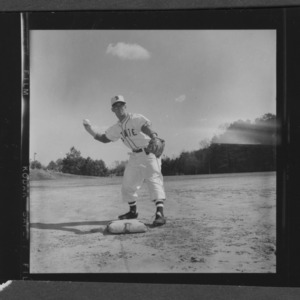Baseball, Athletic Department: Action shot of Glenn Sparrow