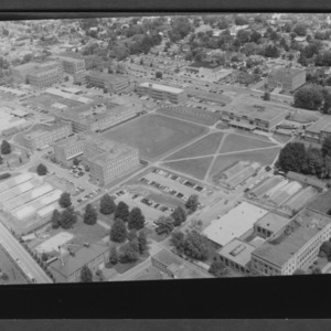 Aerial view of NC State Central Campus