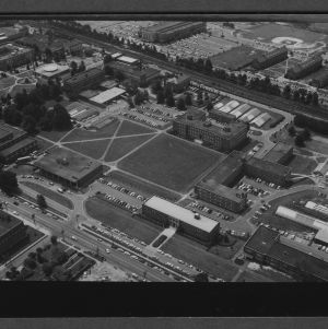Aerial view of NC State Central Campus