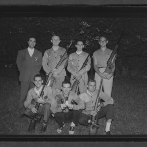 Varsity Rifle Team group photo