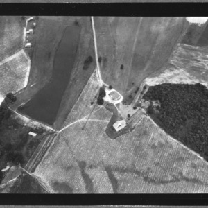 Aerial Views: Clayton Research Station, from air, other farms scenes in Wake County