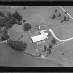 Aerial Views: Clayton Research Station, from air, other farms scenes in Wake County