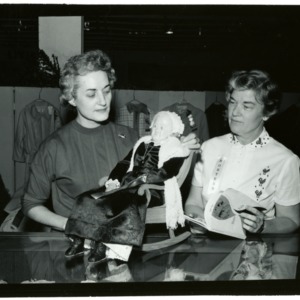 NC State Fair: Ruby Rigel Exhibit at Fair, Wax Doll