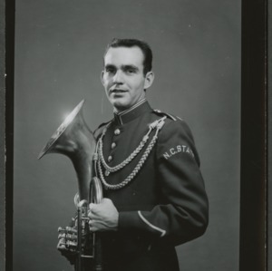 Gary Walker in band uniform
