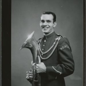 Gary Walker in band uniform