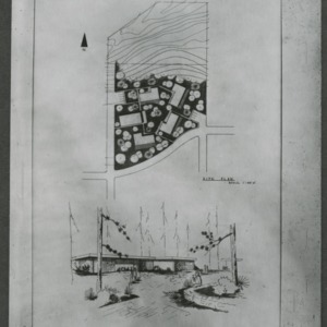 Architectural drawing of building