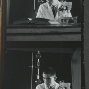 Dr. Frank Guthrie with Entomology equipment