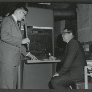 Digital computer and music programming with George Wyatt and another professor