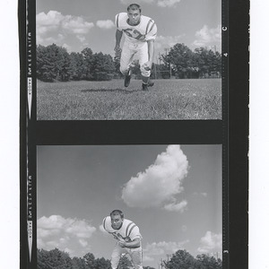 Football action shot of Walter G. Kudryan