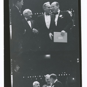 Adlai E Stevenson, John T Caldwell, and others at Harrelson Lecture