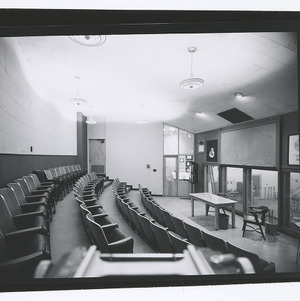 Classroom in atomic reactor building