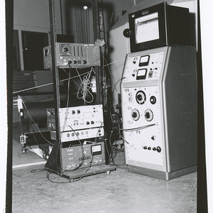 Machines in atomic reactor building