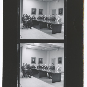 Engineering executive committee meeting of department heads in 1962