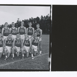 Varsity track team in 1962