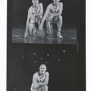 Basketball small group photo and individual action shot