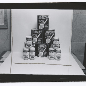 Display of sweet potato products