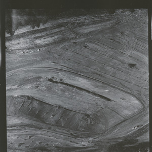 Aerial view of stadium under construction