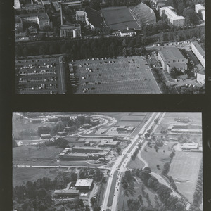 Aerial view of campus